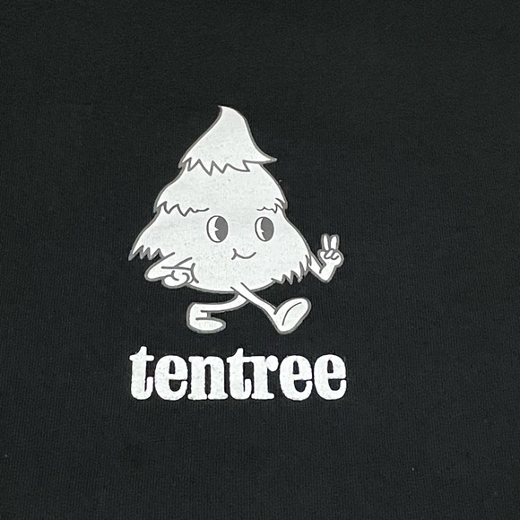 AWESOME & CUTE TENTREE 10 tree ORGANIC COTTON T-SHIRT WITH TREE GUY MASCOT MINT! - Picture 3 of 14